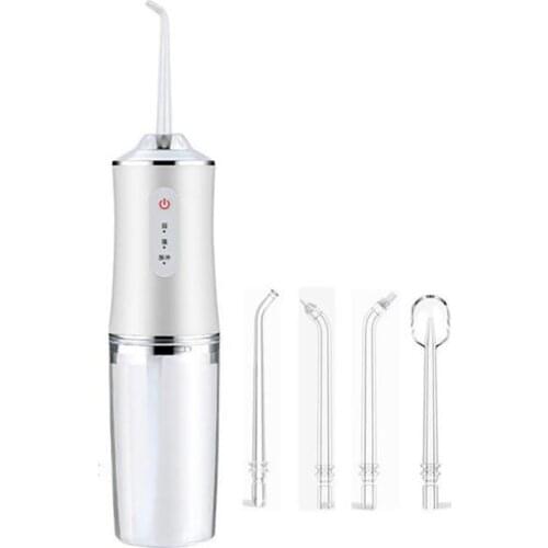 Rechargeable Portable Electric Tooth Flusher 240ML Waterproof Oral Irrigator 3 Modes USB Charge Teeth Cleaner Water Flosser Jet