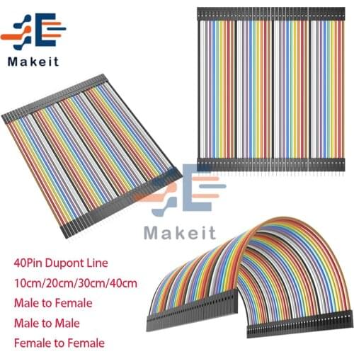 40 Pin Dupont Line 10CM 20CM 30CM 40CM Male to Female/Male to Male/Female to Female Jumper Wire Dupont Cable for Arduino