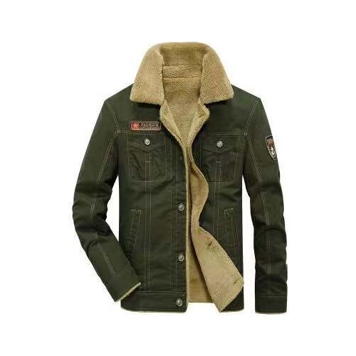 ANSZKTN 2020 Winter Bomber Jacket Men Air Force Pilot Jacket Warm Men Fur Collar Men Army Tactical Fleece Jacket