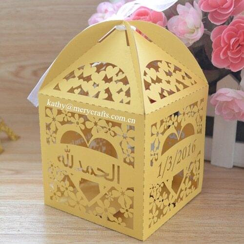 Custom Design Cheap Wedding Gift Boxes,Gold Wedding Candy Box paper bags wholesale wedding accessories