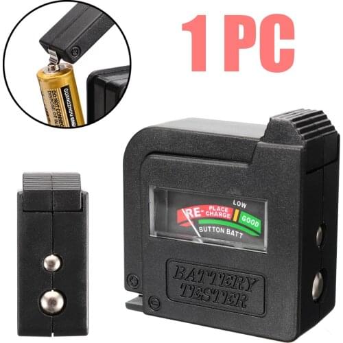 New Button Battery Volt Tester Checker for AA/AAA/C/D/18650/9V/1.5V Batteries Handheld Cell Analysis Test Tools Instruments