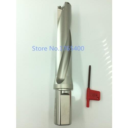 New 1pcs WC 4D U drill 42mm -50mm (42 43 44 45 46 47 48 49 50 ) Shank C40 Fast Drill indexable drill tool for WCMT0804 insert