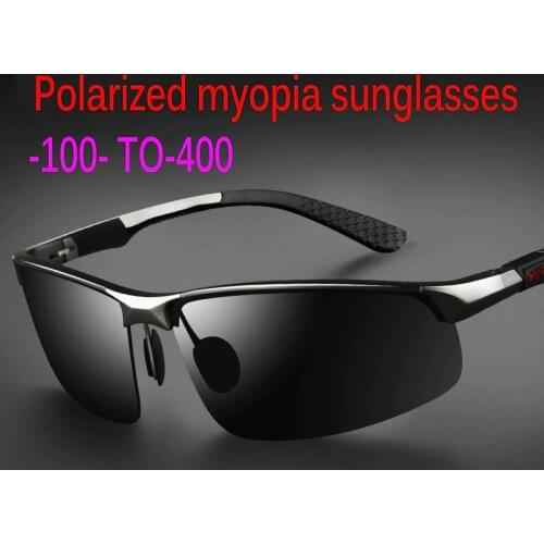 2019 new aluminum-magnesium polarized myopia sunglasses brand designer men myopia optical glasses frame With box NX