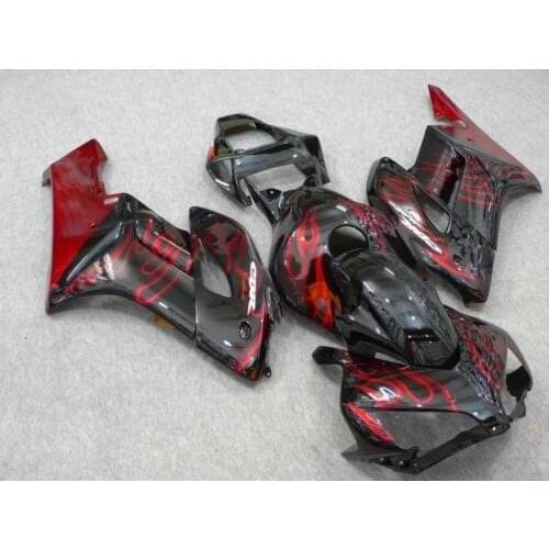 Dor-OEM Injection Fairings for CBR1000RR 04 05 CBR1000 2004 2005 CBR 1000RR 04 05 black red fairing kits
