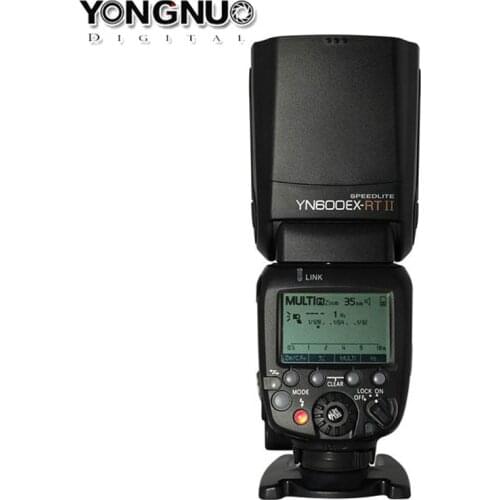 Original YONGNUO Flash YN600EX-RT II 2.4G Wireless HSS 1/8000s Master TTL Speedlite for Canon Flash Camera Speedlight