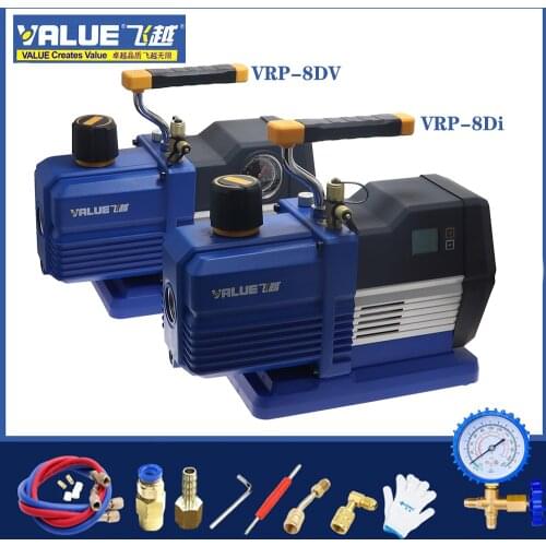New type air conditioning vacuum pump VRP-8Di / VRP-8DV intelligent digital display vacuum pump R32 / 1234YF machinery