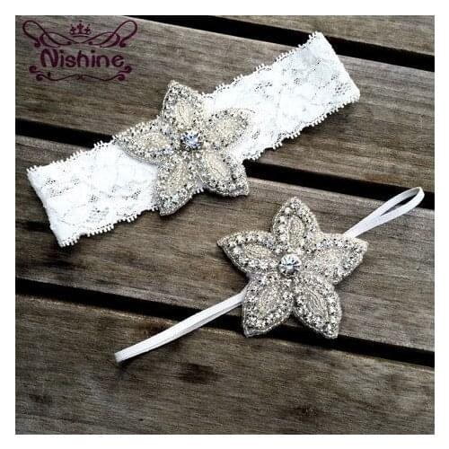 Nishine Vintage Kids Star Rhinestone Headband Girls Baptism Christening Headbands Little Girls Birthday Gifts Hair Accessory