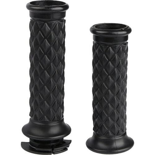 22mm 7/8" Black Rubber Motorcycle Handlebar Hand Grips Cover Dirt Bike Motocross protaper Grips for BMW Bike Handle Grips