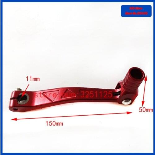 Motorcycle CNC Aluminum Folding Gear Shift Lever Fit Kayo Apollo Bosuer 110/125/140/150/160/250cc Dirt Bike Pit Bikes Gear Lever