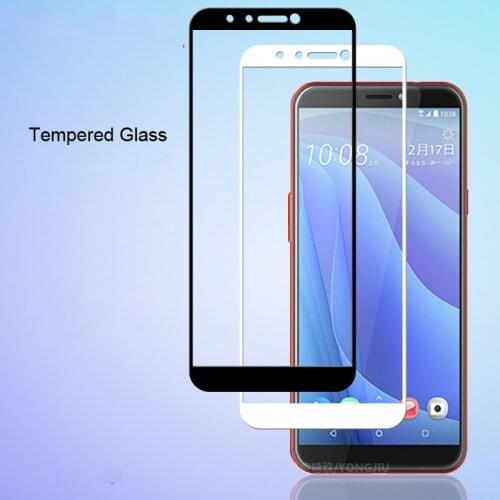 Tempered glass Full Cover Protective glass for HTC Desire 12s cell phone Safety film