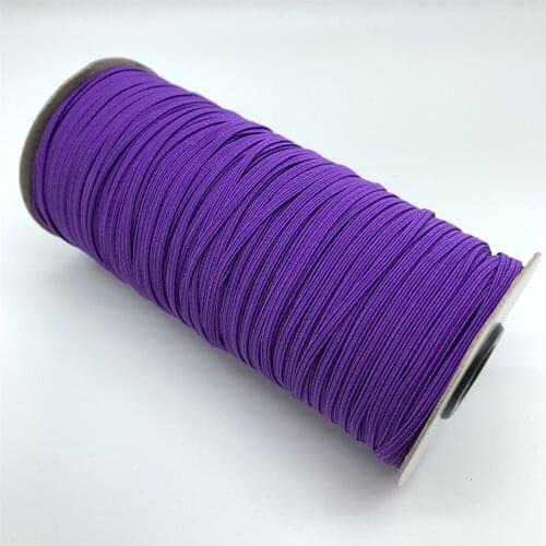 3mm 7mm 10mm 5yards/Lot Purple High Elastic Sewing Elastic Band Fiat Rubber Band Waist Band Stretch Rope Elastic Ribbon