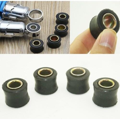 4X10mm Rubber Shock Absorber Suspension Bushes Brush for Pit Quad Dirt Bike ATV