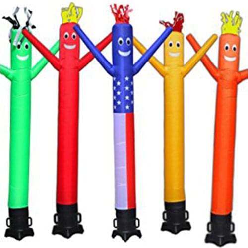 Free Shipping 5m Inflatable Cartoon Wind Air Sky Man Dancers Outdoor Advertising Inflatables Tube Puppet Flag Model Toy
