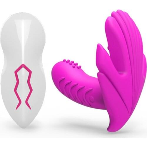 Wireless Remote Butterfly Vibrator Invisible Vibrating Panties Underwear Dildo Vibrator Female Masturbator Erotic Sex Toys