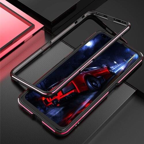 For OPPO Realme X50 Case Metal Frame Double Color Aluminum Bumper Protect Cover for Realme X50 Phone Case