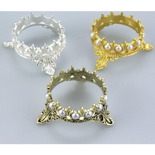 Nail Art Brush Holder Nails Salon Brushes Pen Rack Accessory Crown Design Carving Carrier Storage Manicure Tool Holder Stand