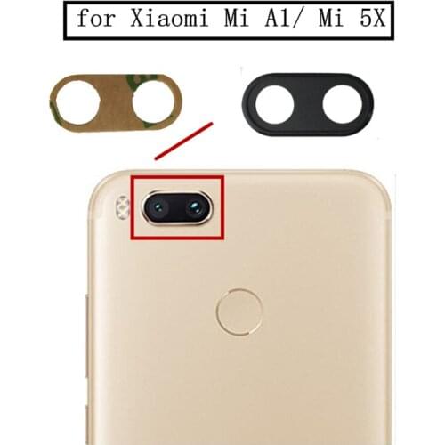 For Xiaomi Mi A1 Mi 5X Back Rear Camera Glass Lens Main Camera Glass Lens for Xiaomi MiA1 Mi5X Replacement Repair Part