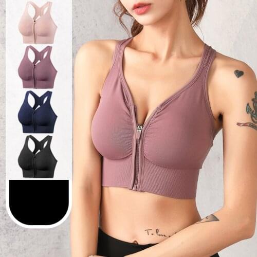 Beauty Back Shockproof Underwear Bras for Women Sports Bra Seamless Push Up Bralette Tops Girls Running Gym Brassiere Vest