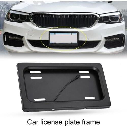 Shutter Cover License Plate Frame Electric Stealth License Plate Holder for USA Standard New Energy Vehicles