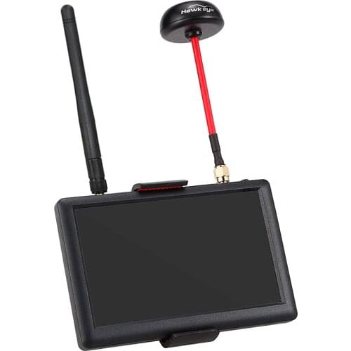 800*480 5 inch Disply 5.8G FPV Monitor with Diversity Dual Receiver for Racer Racing Drone RC Quadcopter Multicopter Model Parts