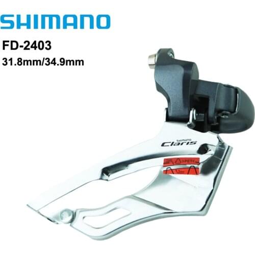 Shimano Claris FD-2403 Road Bike Bicycle Front Derailleur 8 Speed Clamp 31.8mm 34.9mm 2403 front derailleurs Triple 3x8 Speed