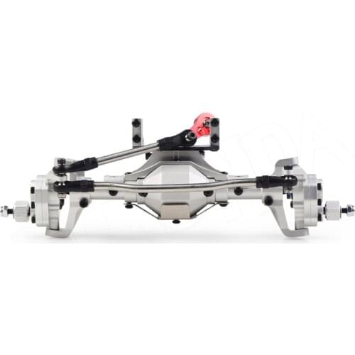 Front Rear Portal Axle Aluminum Alloy CNC Anodized Full for 1/10 RC Crawler Car Axial SCX10 III 90047 90046 Upgrade Parts