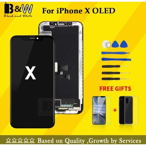 Grade AAA For iPhone X LCD AMOLED No Dead Pixel For iPhone X Display 3D Touch Screen Assembly Replacement Top Quality