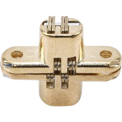 Home Improvement Zinc Alloy Material Hidden Hinge Cross Hinges Cabinet Hardware Accessories Door Furniture Hinge