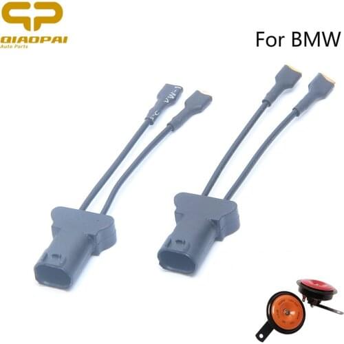 Universal Car Snails Horn To Dedicated Horn Socket Conversion plug Loudspeaker Socket Speaker Accessories For BMW