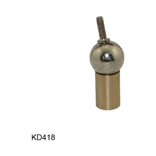 KD418 Universal ball and socket joint Steel ball Brass rod end with thread hole permanent magnetic ball joint for 3d printer