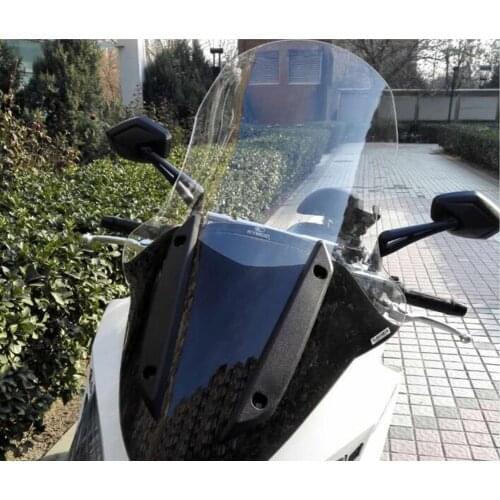 Motorcycle Windshield Wind Shield Front Airflow Deflectors Windscreen For KYMCO Xciting 250/300 (Taiwan model)