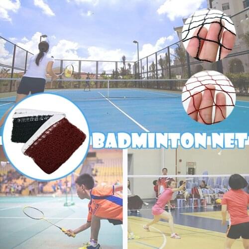 High Quality Professional Training Square Mesh Standard Badminton Net Sports Net for Outdoor Badminton Tennis Net Replacement