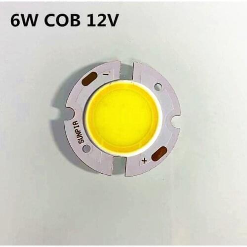 10Pcs/Lot 5W High Power 12v LED COB Source Lamp Bead LED Flashlight Light Bulb Light Lamp Spotlight Down Light