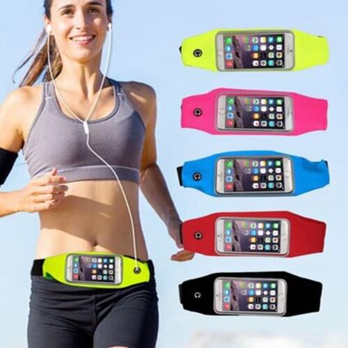 100pcs/lot Waterproof Sport Gym Waist Bag Case For iPhone XS X 6s 7 8 Plus For Samsung Galaxy S6 S7 Outdoor ShockProof Cover