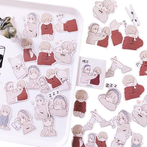20pack/lot Sweetheart Stickers Pack Girl boy Scrapbooking Card DIY Dairy Letter Album Stick Label Decoration