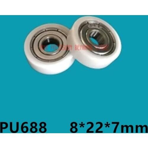 2019 Real Sale Plastic Bearing Nylon Wheel Roller Pulley10pcs 8*22*7mm 688 Plane Pulley For 3d Printer