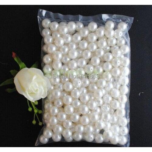 Free Shipping 240pcs 16mm Cream White Glass Pearls High Quality Glass Pearls Beads