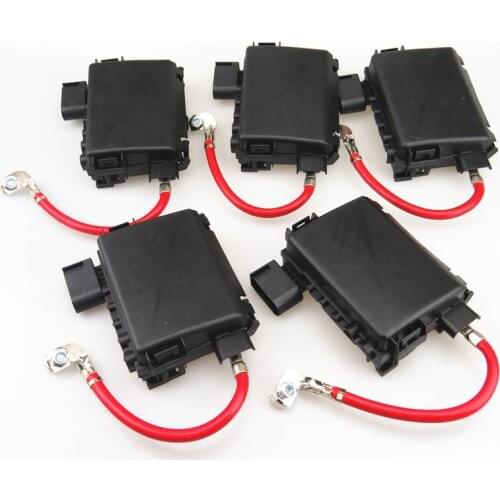 AZQFZ Car Battery Fuse Box with Cable Assembly For A3 S3 VW Beetle Bora Golf MK4 Seat Leon Toledo Octavia 1J0937617D 1J0937550A