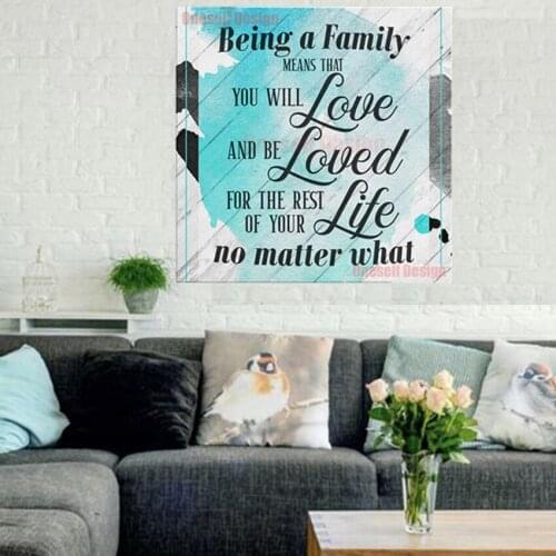 Diy diamond painting full square love 5d diamond embroidery full home love 5d diamond mosaic sale decortion home wall sticker