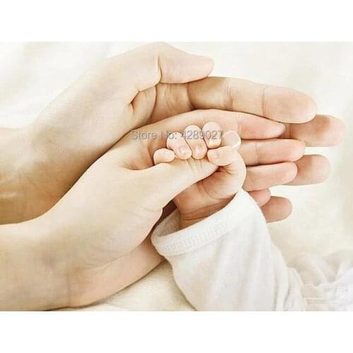 DIY Diamond Painting Parents Holding Baby Hand Paint By Diamond,Diamond Embroidery Pattern Full Square Round Cross Sstitch Kits