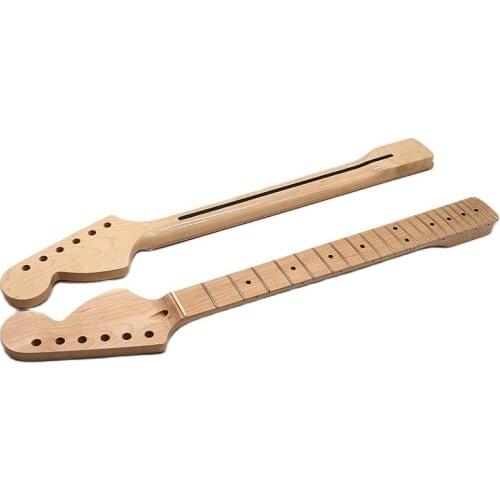 ST guitar neck electric guitar neck strat neck Natural Color Canadian Maple big head high gloss neck for electric guitar