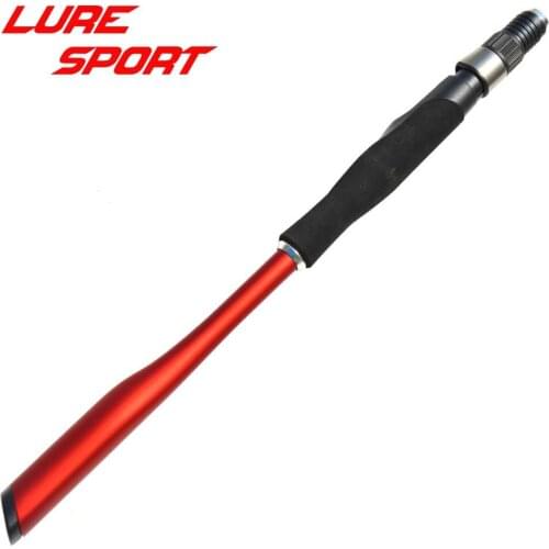LureSport VSS Reel Seat 42cm Red Rubber Carbon Handle EVA Grip Butt Set Rod Building Component DIY Accessory