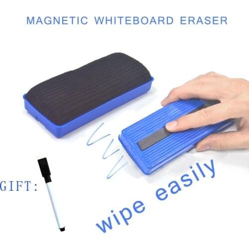 Magnetic Whiteboard Flannel Eraser Plastic Marker White Board Blackboard Wipe Office School home Learning Stationery Supplies