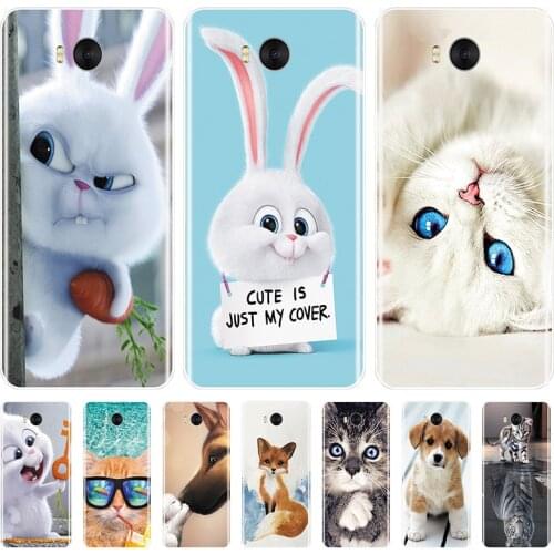 Soft TPU Back Cover For Huawei Y5 Y6 Y7 Prime 2017 2018 Y9 2019 Cute Animals Phone Case Silicone For Huawei Y3 Y5 Y6 II Y7 Pro