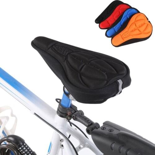 Cycling Bicycle Saddle 3D Soft Bike Seat Cover Comfortable Foam Seat Cushion Cycling Saddle for Bicycle Bike Accessories