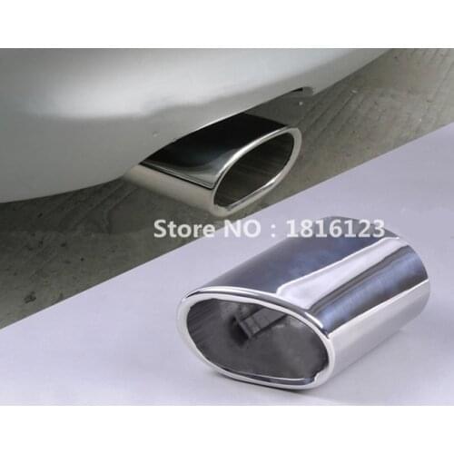 1pcs High quality Stainless Steel Car Exhaust Muffler Tip Pipes Covers for BMW E90 E91 E92 E93 318i 318d X1 E87 E81 Accessories