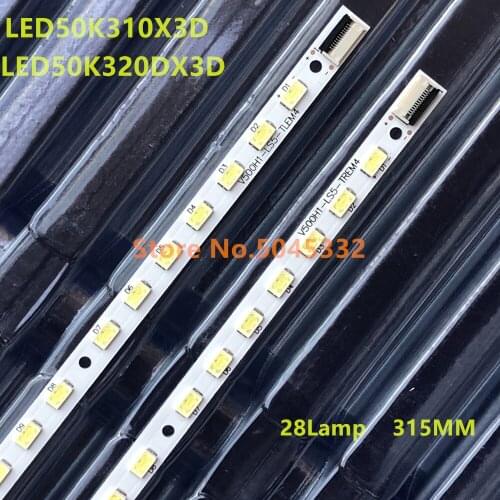 2Pieces/lot 100%NEW FOR Original LED50K310X3D LED50K320DX3D LED backlight V500H1-LS5-TREM4 /TLEM4