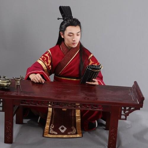 2021 new Zhou Wenwang Jichang same mens Cotton hemp Hanfu studio photo performance clothes taoist