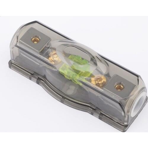 New Cars Stereo Seats Transparent Insurance Durable Fuse Holder 1pcs 30A 40A 80A 60A 100A