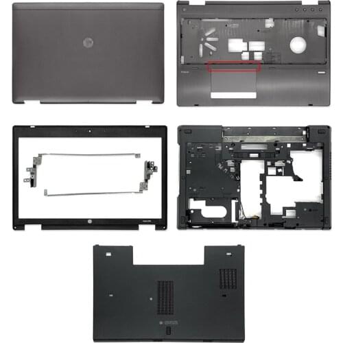 NEW For HP ProBook 6570B 6560B 641202-001 641205-001 644695-001 Laptop LCD Back Cover Front Bezel Hinges Palmrest Bottom Case